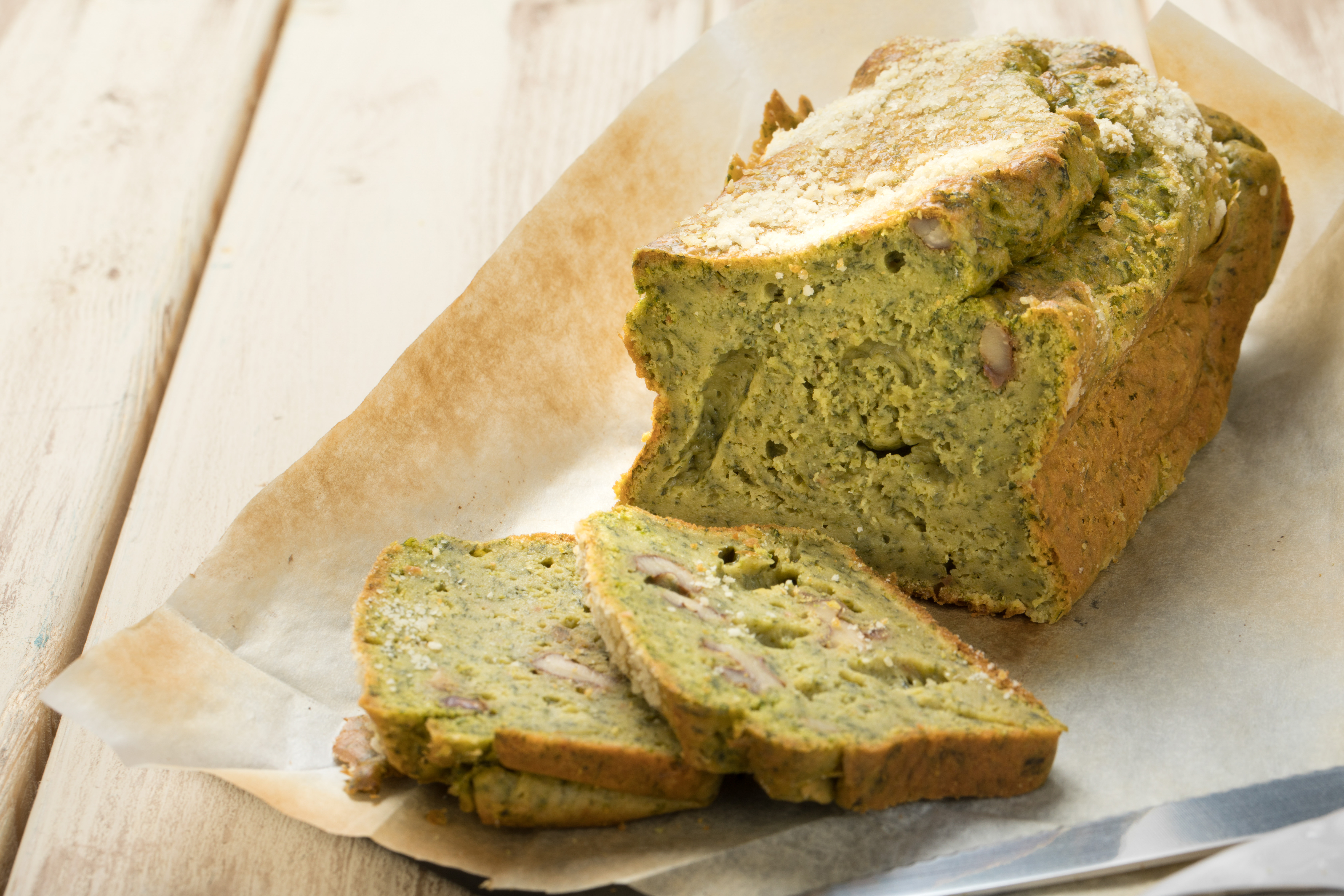 小松菜のパウンドケーキ